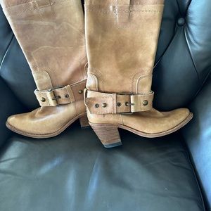 Frye buckle boot